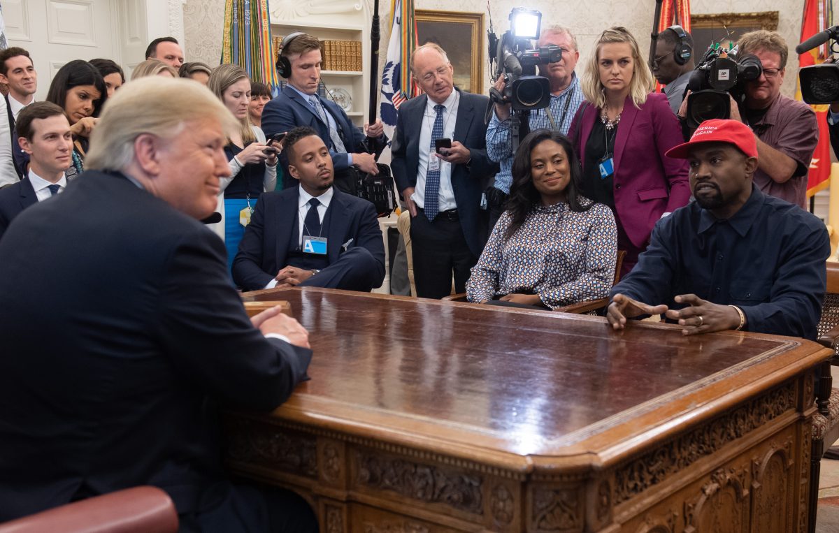 Kanye West Meets Trump at Oval Office, Delivers 10-Minute Monologue