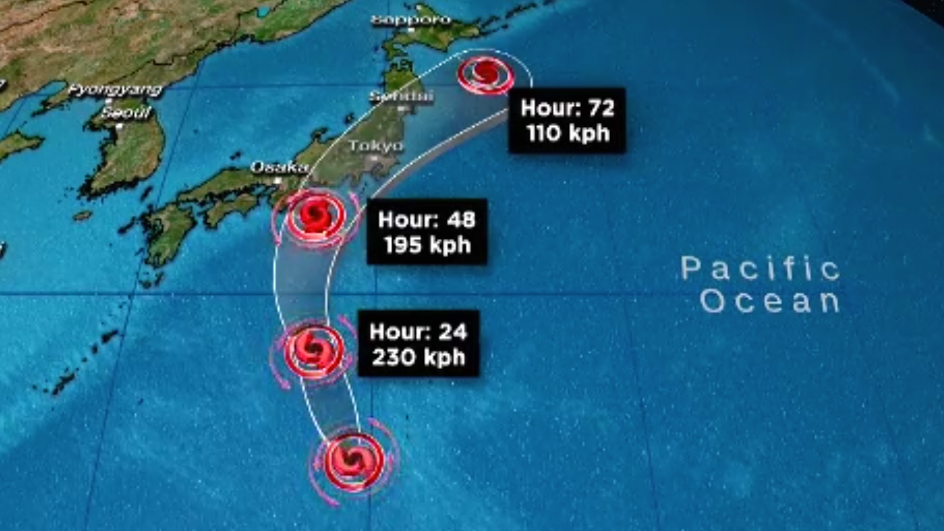 Super Typhoon On Track To Drench Japan s Main Island